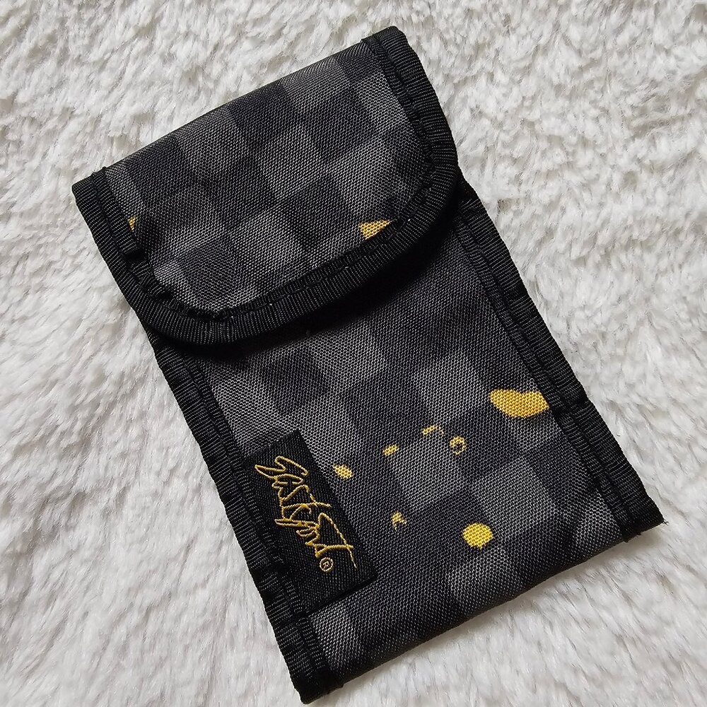 Eastsport Grey and Yellow Checkerboard Wallet